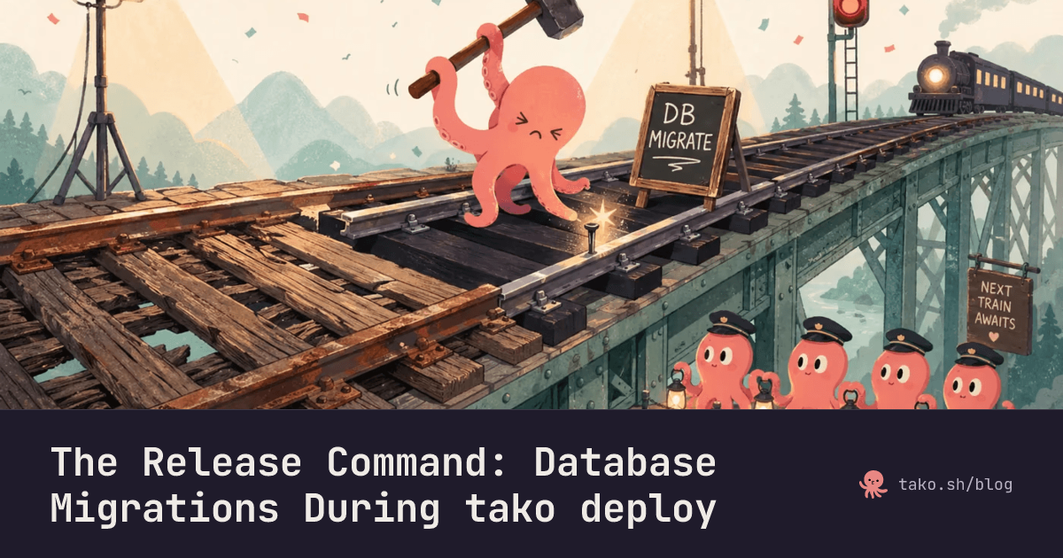 The Release Command: Database Migrations During tako deploy