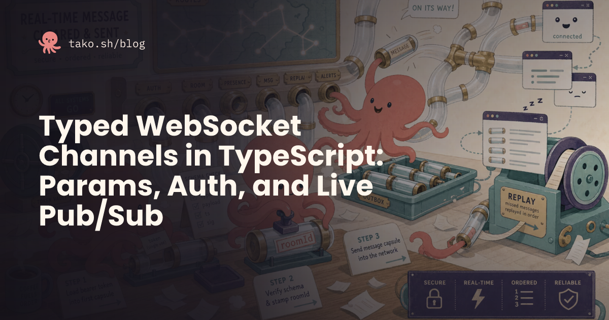 Typed WebSocket Channels in TypeScript